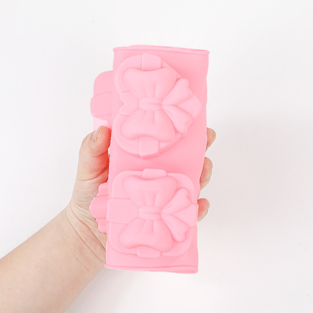 사각형 하트 모양 실리콘 몰드 6구 보우 디자인 수제  - Candle Supplies Tins 리뷰 및 가격