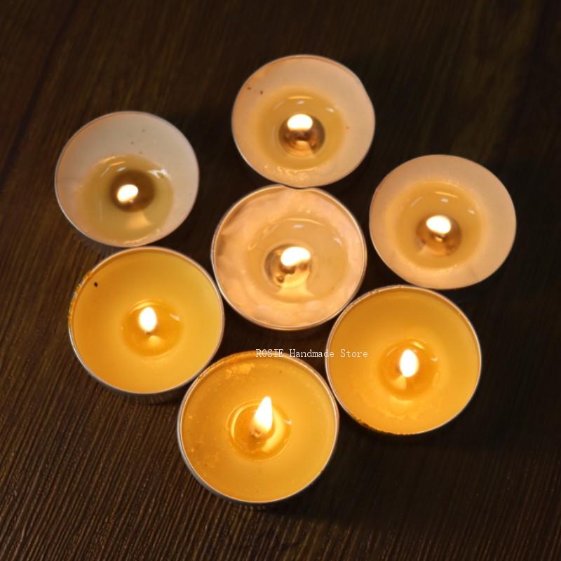 100 심지 100 스티커 포함 빈 차 왁스 원형 알루 - Candle Supplies Tins 리뷰 및 가격