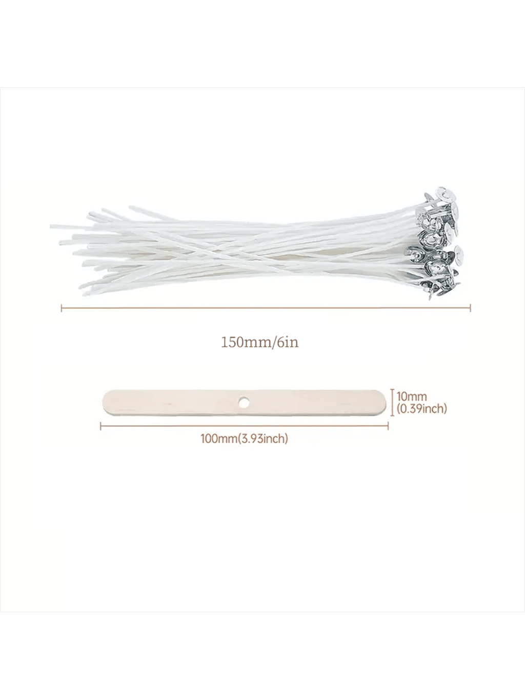 100Pcs 코튼 캔들 심지 15cm / 6inch,  - Cotton Wick 6 Inch 리뷰 및 가격