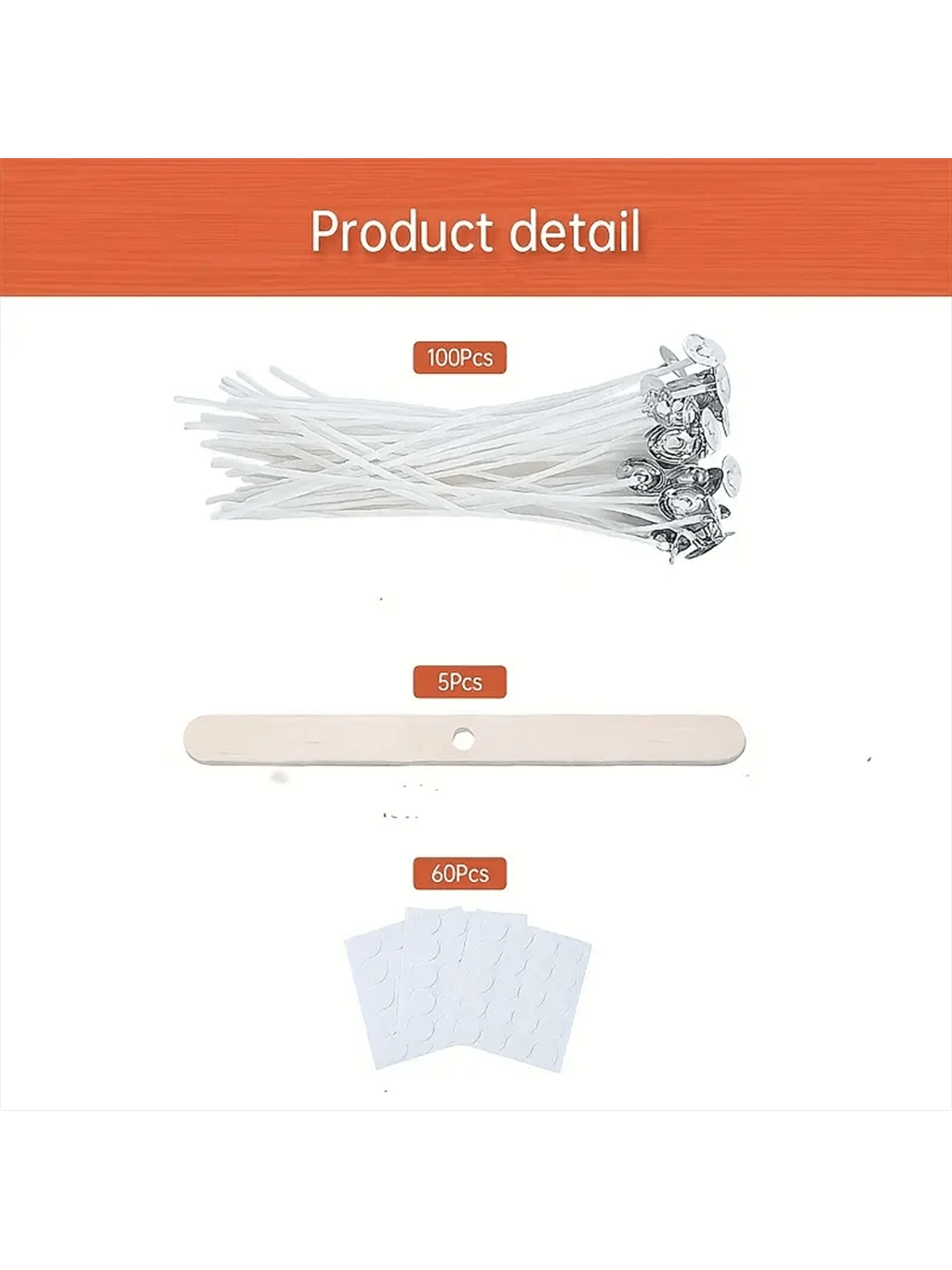 100Pcs 코튼 캔들 심지 15cm / 6inch,  - Cotton Wick 6 Inch 리뷰 및 가격