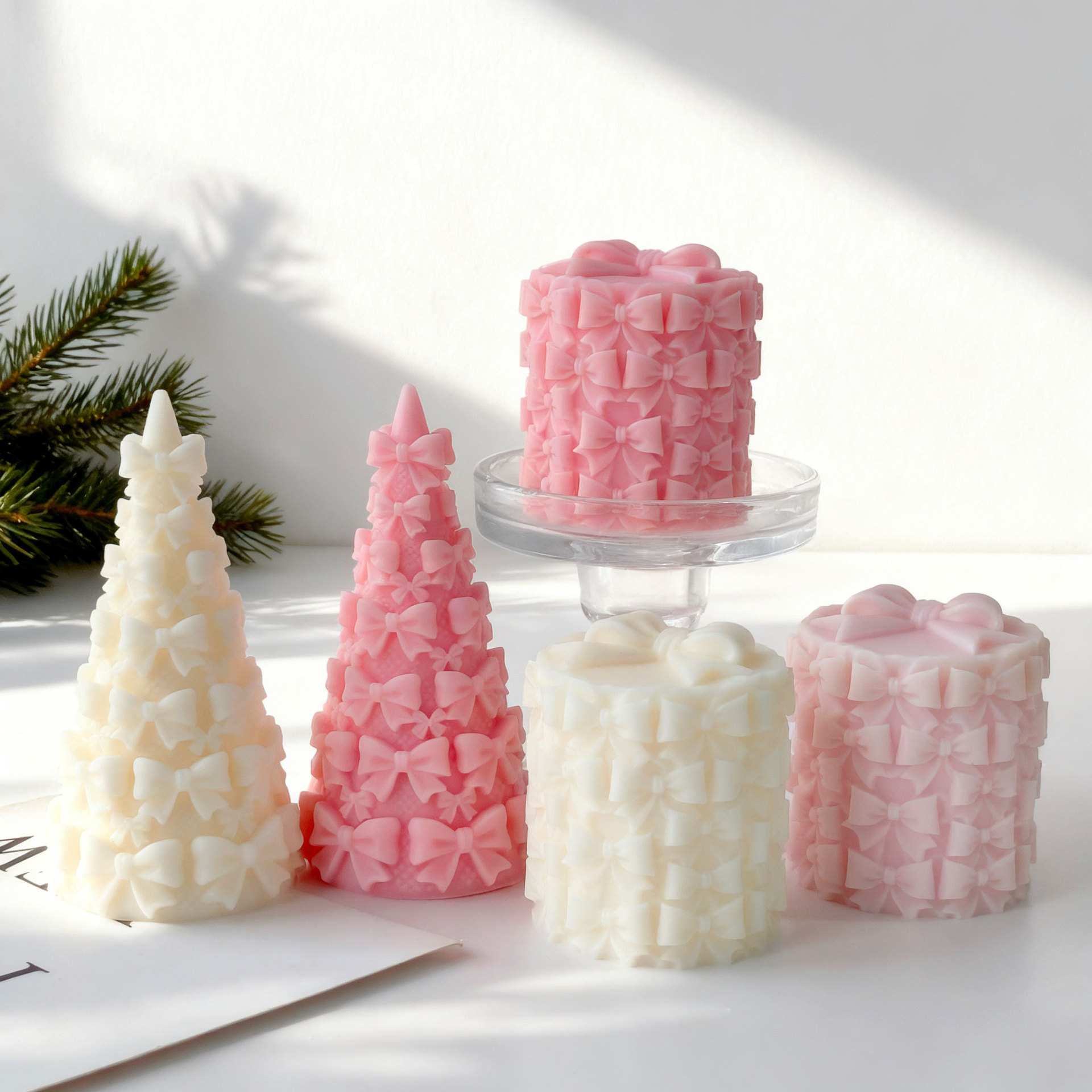 3D 나비 넥타이 크리스마스 트리 선물 상자 실리콘 몰 - Candle Supplies Tins 리뷰 및 가격