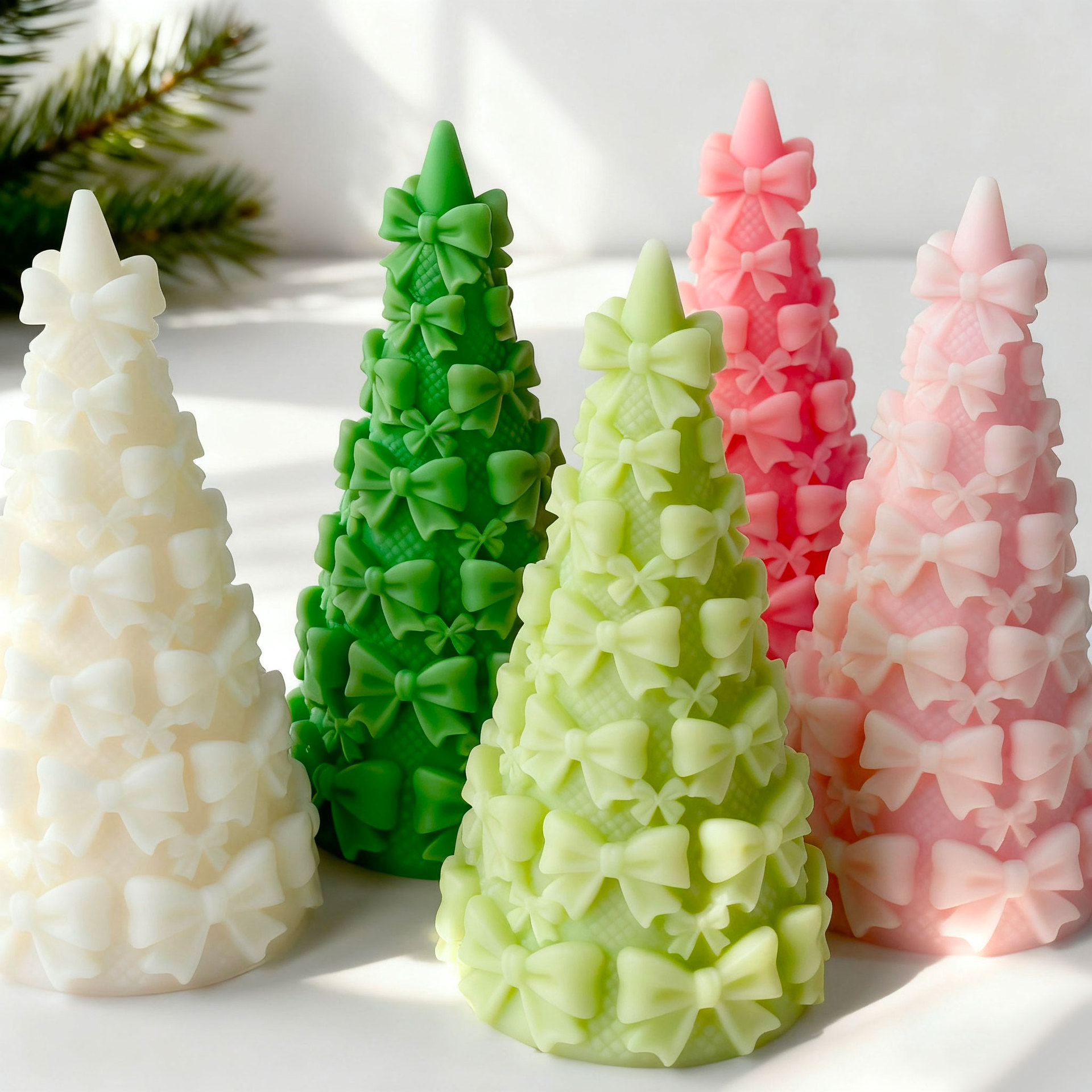 3D 나비 넥타이 크리스마스 트리 선물 상자 실리콘 몰 - Candle Supplies Tins 리뷰 및 가격