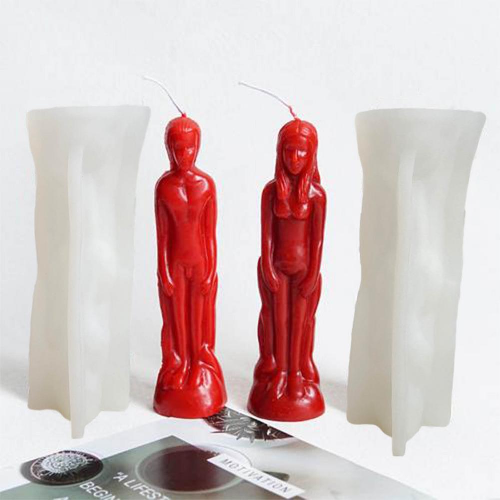 DIY 양초 금형 인간형 양초 금형 남성과 여성 모양  - Candle Supplies Tins 리뷰 및 가격
