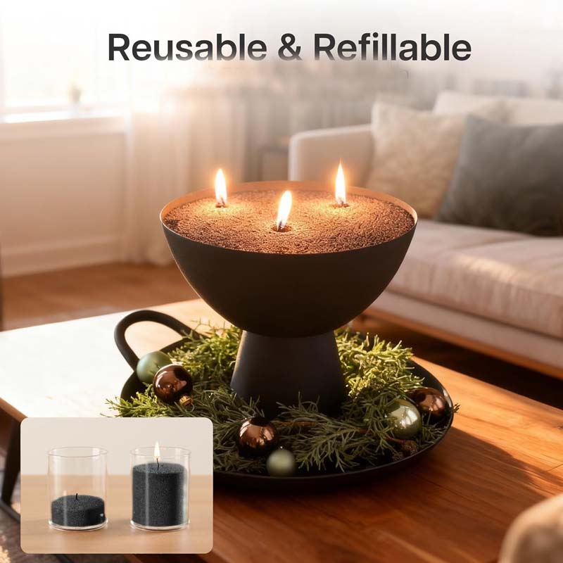 심지가 있는 검정색 캔들 모래, 200g, 10개의 심 - Candle Supplies Tins 리뷰 및 가격